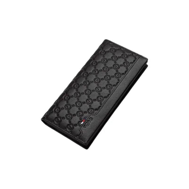 GOLDLION Cow Leather Long Wallets Regular Men's Black-4