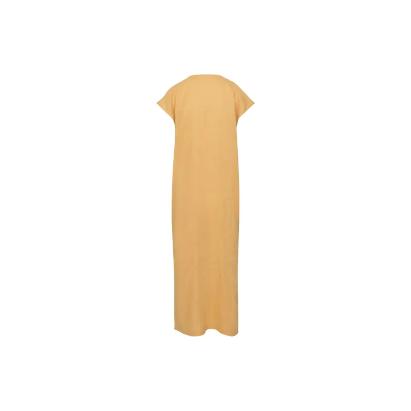 ARITZIA Little Moon Puerto Linen Dress Short-Sleeved Dresses Women's Soft Apricot Peach/Soft Apricot Peach-1