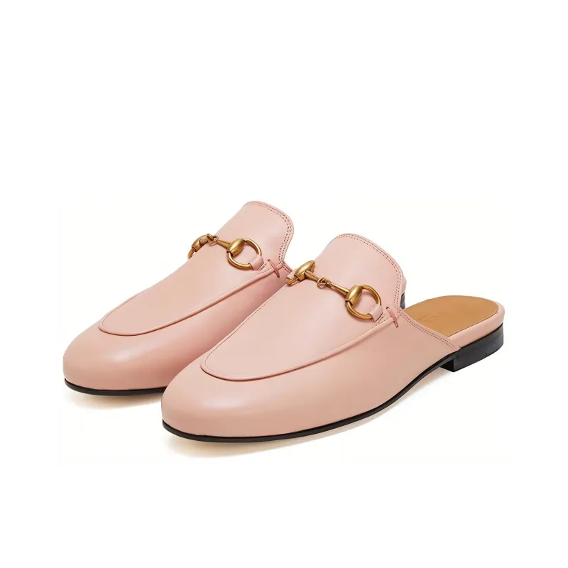 GUCCI Wrap toe Slippers Women's Pink-2