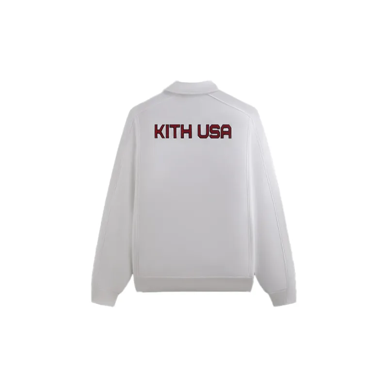 KITH For Usa Basketball Nelson Collared Pullover-1