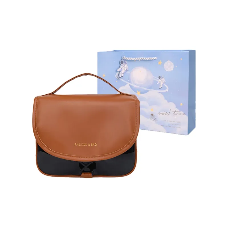 Duoluplo Doron Paul PU Handbag Women's Black, Brown, White, Pink-8