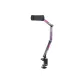 Gray-New Upgraded Stepless Swivel | Secure and Non-Dropping | Aluminum Alloy Stands | Adjustable RGB Lights