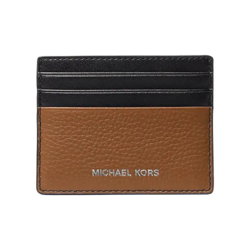 MICHAEL KORS MK Cooper Pebble Leather Card Holder Regular Men's Brown