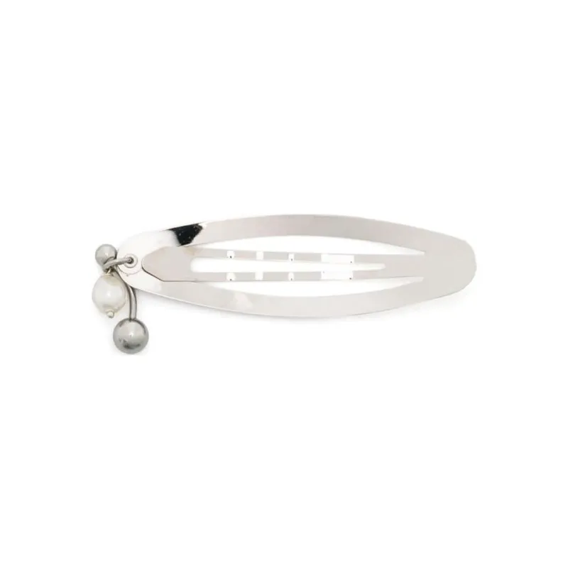JUSTINE CLENQUET Andrew Pearl-detailed Hair Clip-1