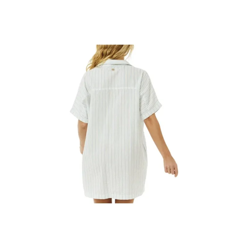 Vans Short Sleeved Dresses Women's Blue-2