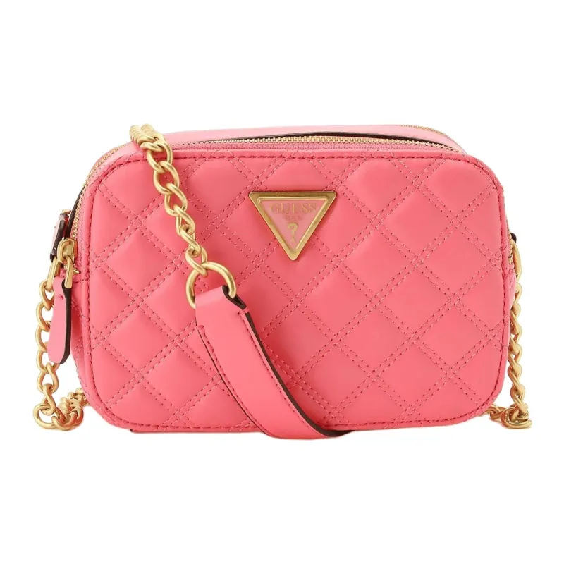 GUESS Polyurethane Camera Bags Crossbody Bag Shoulder Bag Women's Pink-0