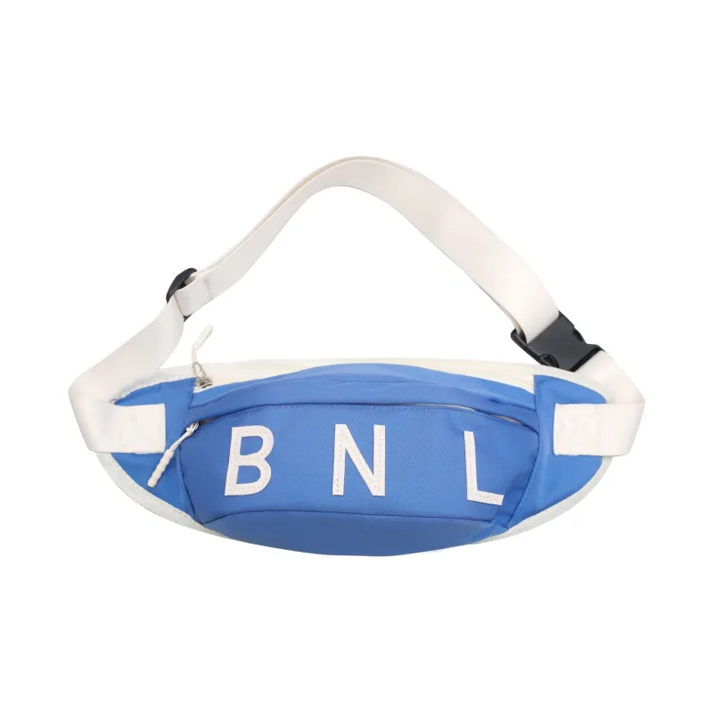 OURFUN Nylon One Shoulder Crossbody Bag, Sling Bag Unisex White Orange/White Green/White Blue/Black/Blue-6