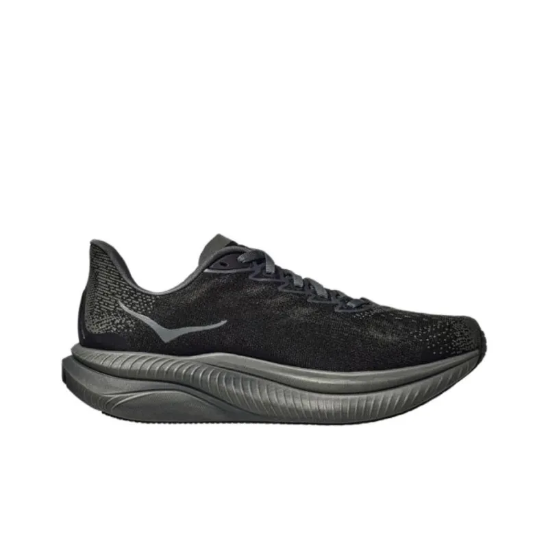 HOKA ONE ONE MACH 6 Anti Slip Wear Resistant Low Top Training Running Shoes Men's Black-1