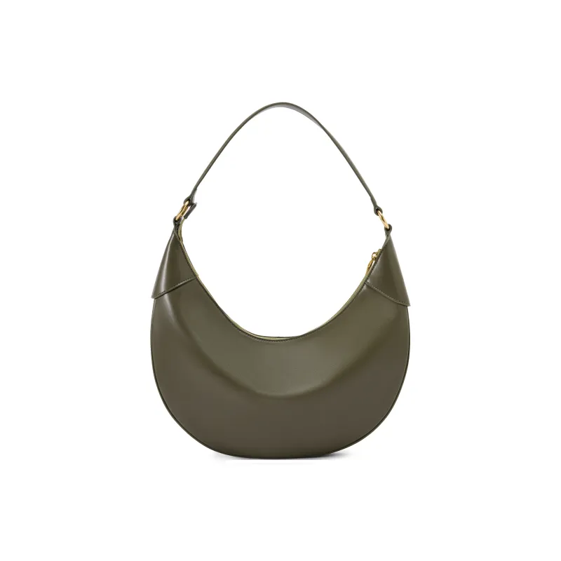BELLE Cow Leather Shoulder Bag Medium Size Women's Multicolor-6