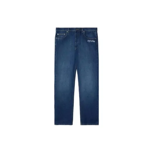 OFF-WHITE Jeans Men Blue