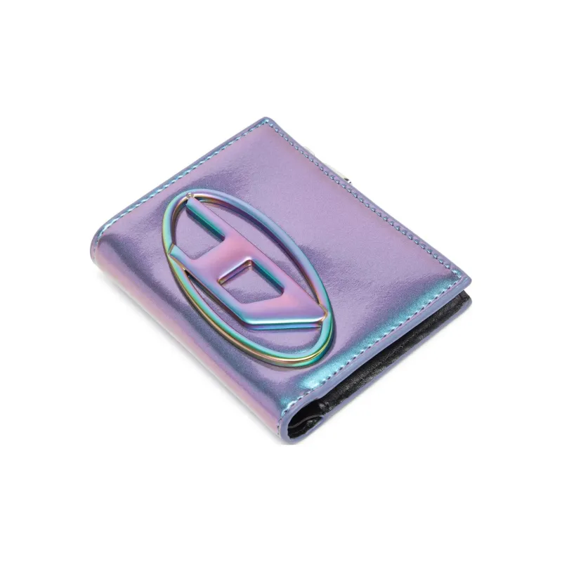 DIESEL Polyurethane Wallet Small Size Women's Sky Blue-2