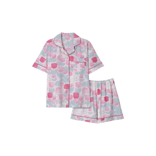 MIIOW Pajama Set Women's Rose Bunny
