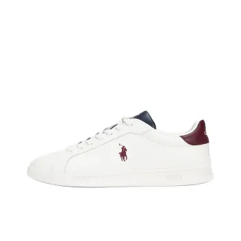 Polo Ralph Lauren Court Low Top Skateboard Shoes Men's White