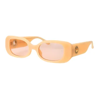 Linda Farrow Lola Rectangular Frame Sunglasses