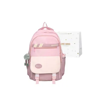 CORE BIRD Nylon Backpack Regular Women's Pink/Blue/Brown/Gray