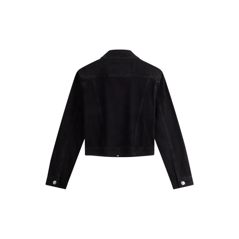 CALVIN KLEIN Denim Jacket Women's Black-1
