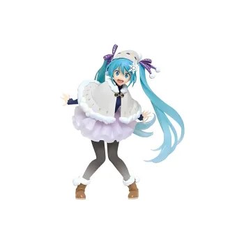 TAITO Hatsune Miku Vocaloid Winter Outfit Ver. Renewal 16cm Bonus Gifts Medium