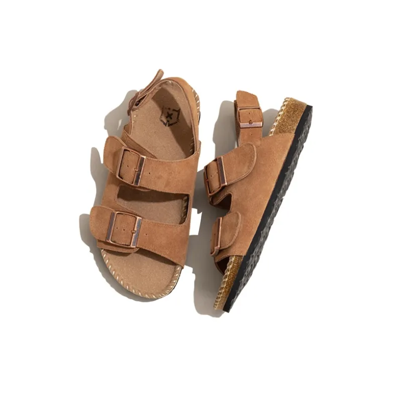 Old Meow Beach Sandals 2.5cm Women's Camel-3