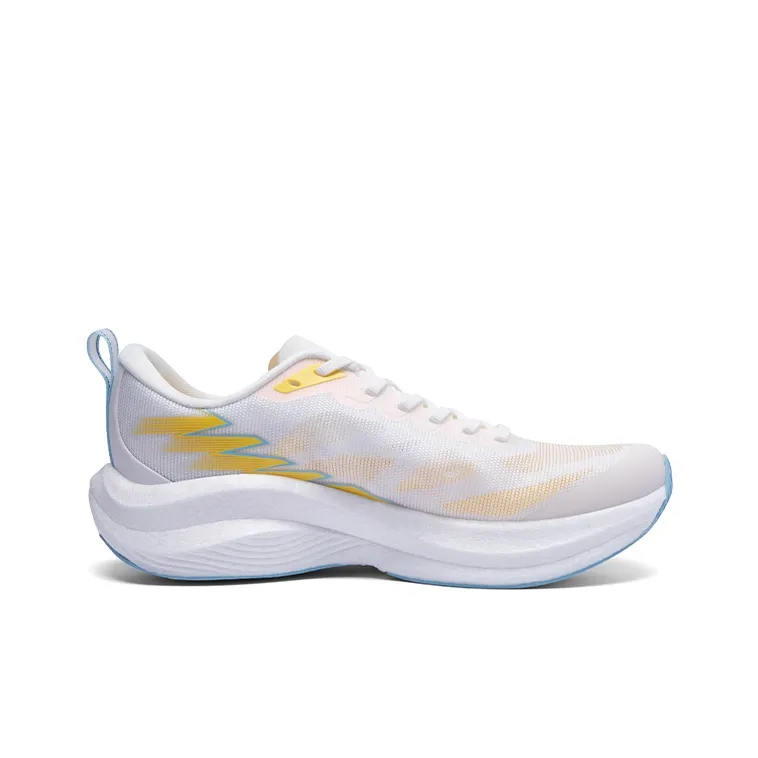 LPMX Professional Racing Body Test Cushioning Slip Resistant Low Top Running Shoes Men's Blue White Yellow-1