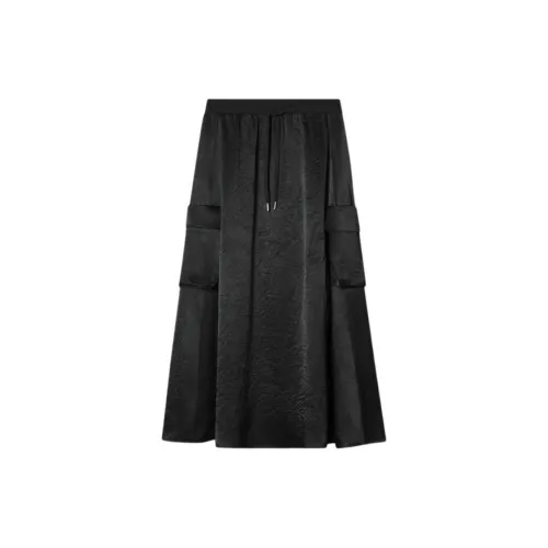 P.Salt Casual Long Skirts Women's Black