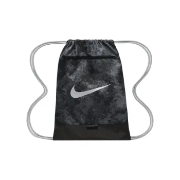 Nike Polyester Backpack Regular Men's Iron Gray & Black