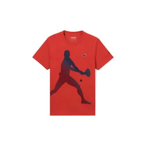 LACOSTE Djokovic Collaboration T-Shirts Men F8M/Red