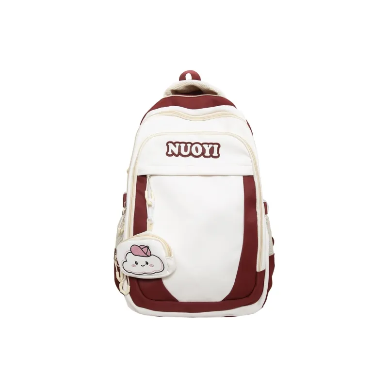 KAKAXI Nylon Backpack Unisex Black/Red/Purple/Coffee/Green-1