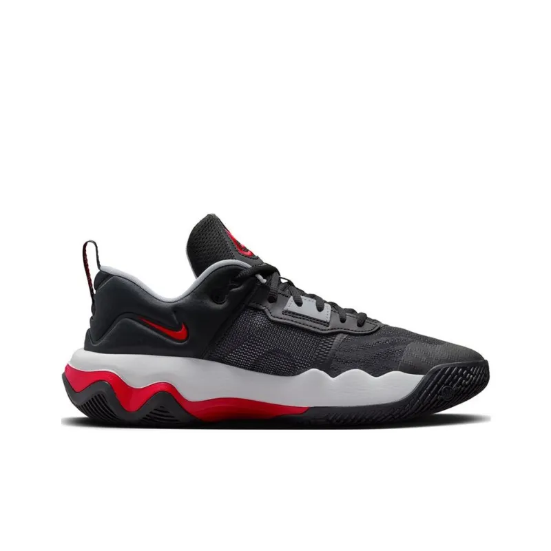 Nike Anti Slip Wear Resistant Low Top Basketball Shoes Men's Black-1