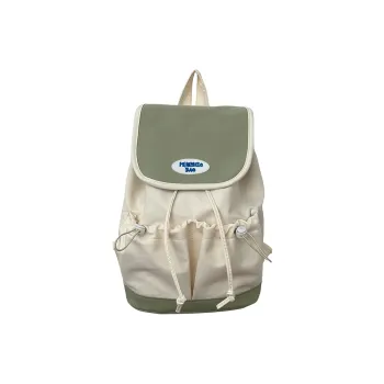 OURFUN Nylon Backpack Regular Women's Green/Blue/Pink