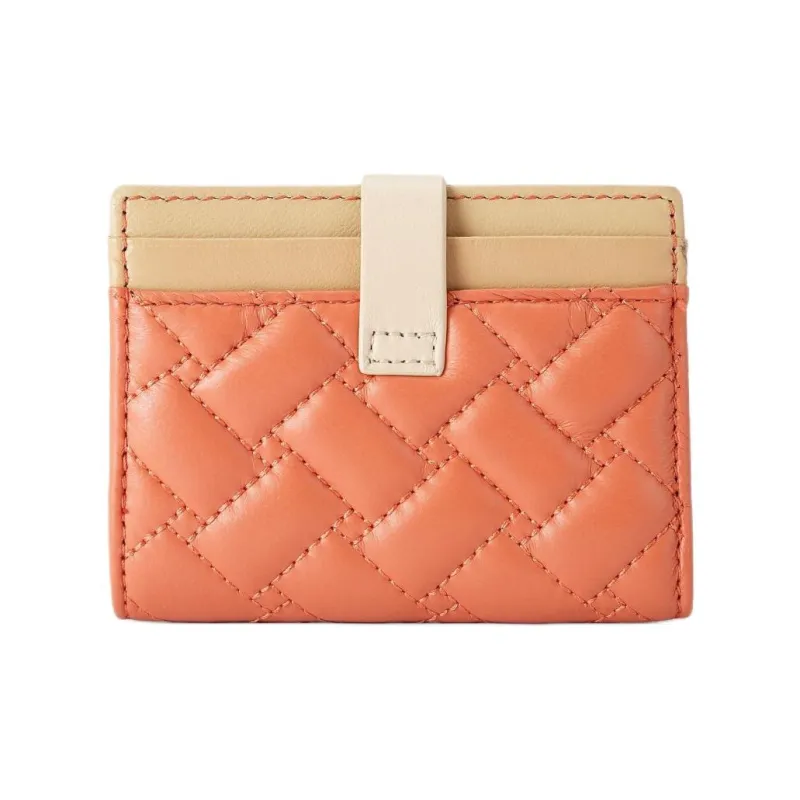 Kurt Geiger London Leather Card Holder Women's Orange-2