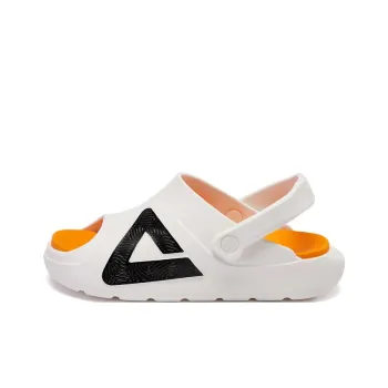 PEAK Statistic Sandals Strap Sandals Low Heel Men's Ecru/Orange Red