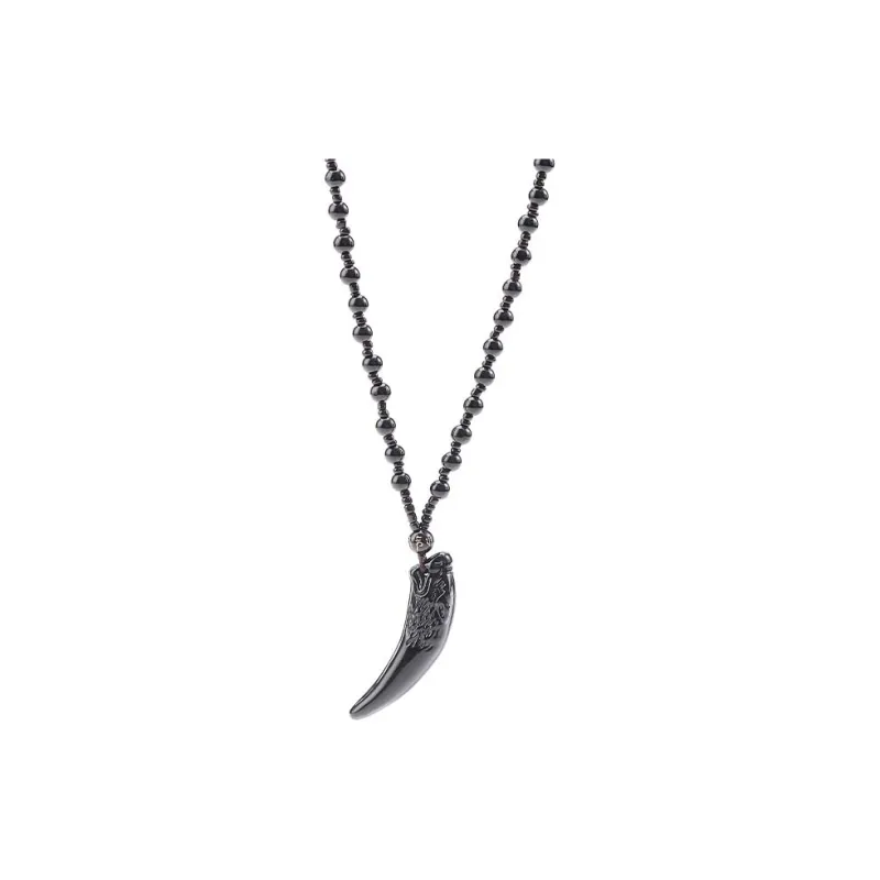 Tanner Colored Glaze Jade Necklaces Unisex-3