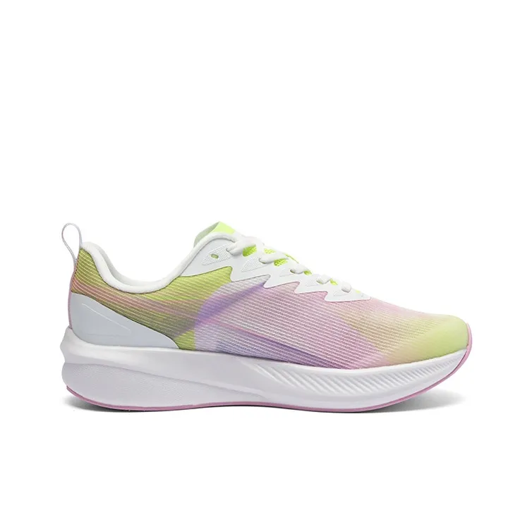 LPMX Lightweight And Breathable Professional Racing Support Low-Top Carbon Plate Running Shoes Men's Pink Green-1