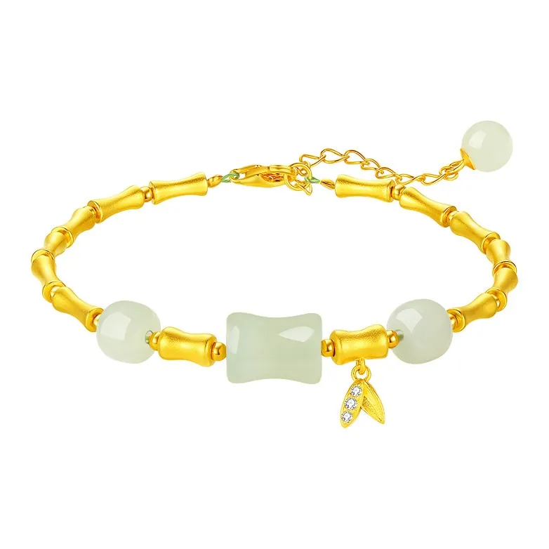 MAMADESHOUHU Hetian Jade Bracelets Pale Greenish White Jade Women's-0