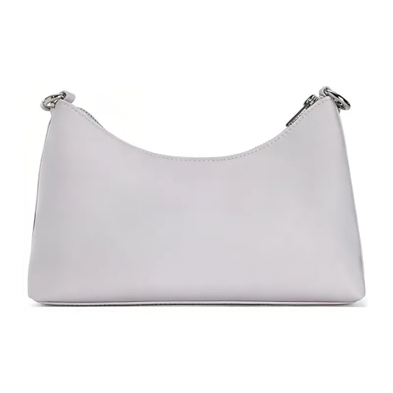 FILA Fabric Shoulder Bag Crossbody Bag Extra Small Women's Light Medium Gray-3
