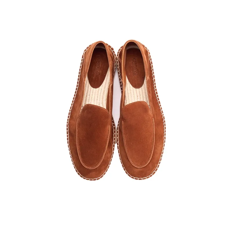 Chioryn Espadrilles Men Gray/Brown/Blue-16