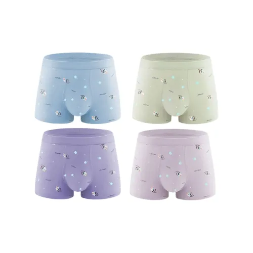 Disney Seamless Boxer Briefs Men's 4 Pack Independent Packaging