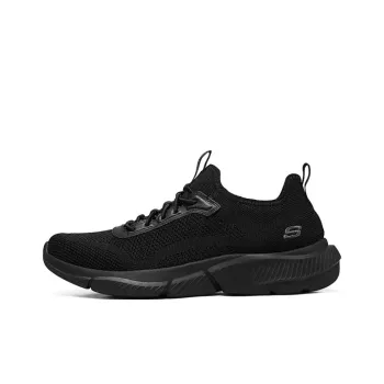 Skechers SKECHERS MENS USA Slip-Resistant Water-Resistant Low-Top Casual Running Shoes Men's Black