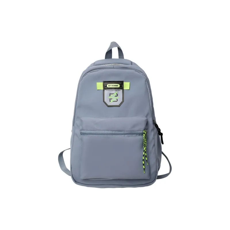 OURFUN Nylon Backpack Light Gray/Dark Gray/Black/Orange/Blue-8