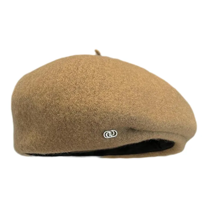 MINGYUANDAILI Wool Blend Berets Women's-1