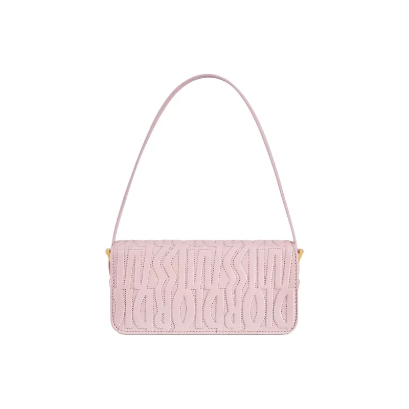 DIOR Miss Dior Cow Leather Handbag Shoulder Bag Women's Light Pink-3