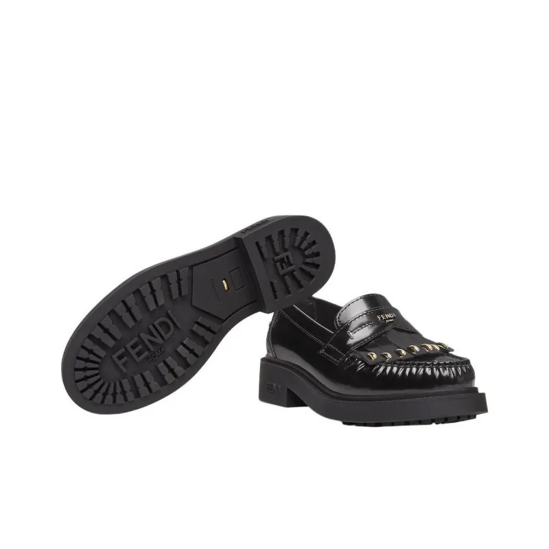 FENDI Filo Loafers Women's-5