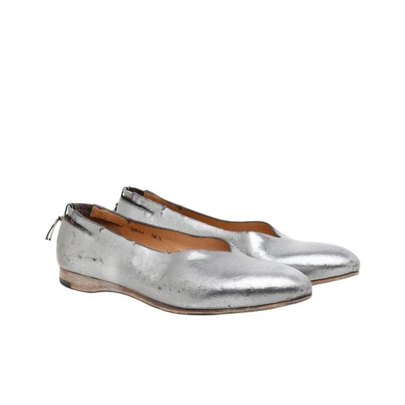 Silvano Sassetti Casual Single Shoes Women's Silver-3