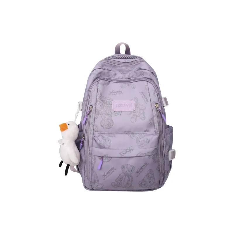 Travel Nylon Backpack Women's Multicolor-14