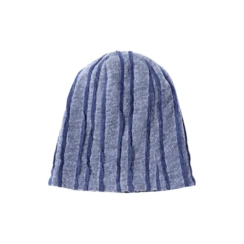 HUANXIANGZHE Wool Plush Yarn Hats & Caps Unisex Blue