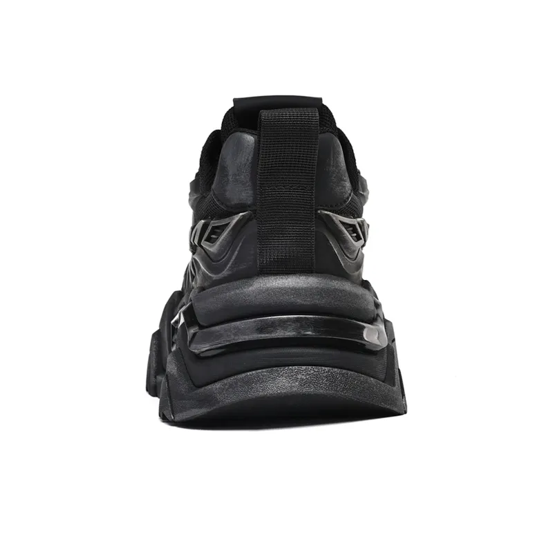 EBLAN Low Top Chunky Sneakers Men's Black-2