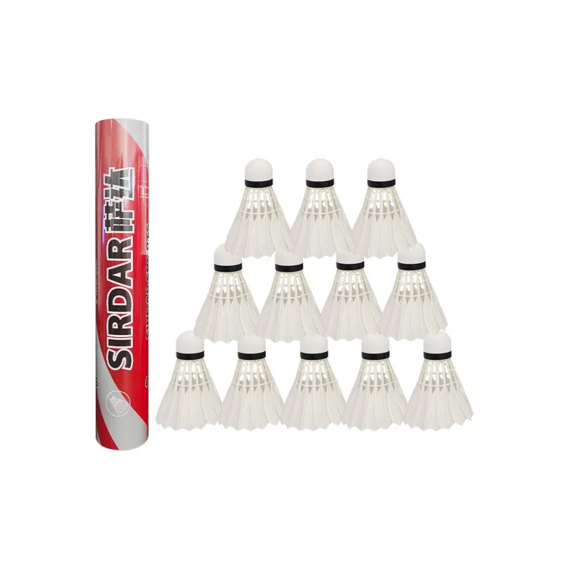 SIRDAR Goose Feather Shuttlecock 12 Pack 6 Pack Goose Feather Shuttlecocks-3