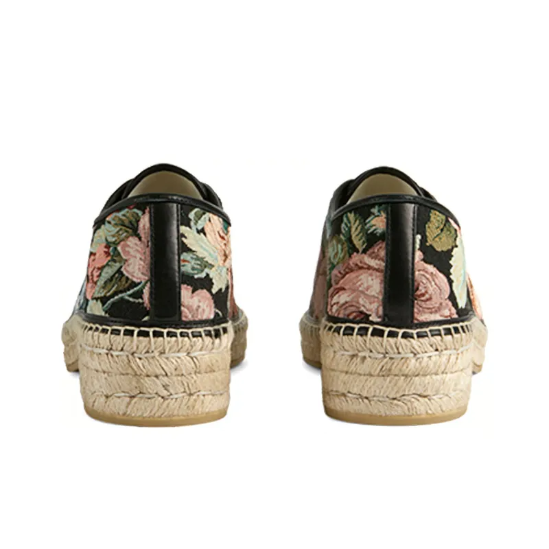 GUCCI Interlocking Collection Casual Shoes Men's Floral-4