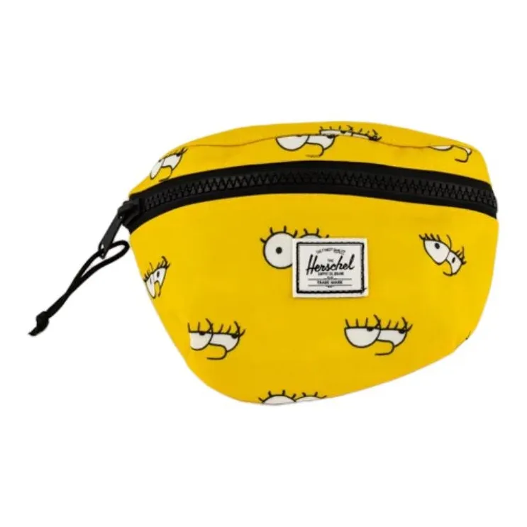 Herschel Simpsons Collaboration Polyester Cell Phone Pouch Fanny Pack Regular Unisex Fourteen Yellow-1