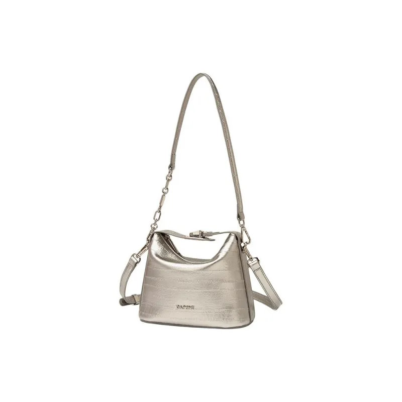 DAPHNE Pu Crossbody Bag Women's Silver-1